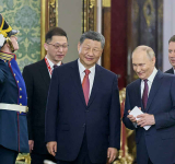 'Friends of steel': Xi and Putin pledge  to stand together against United States